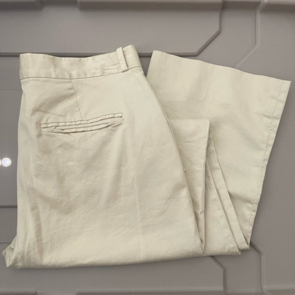 Banana Republic Cream Classic Trousers